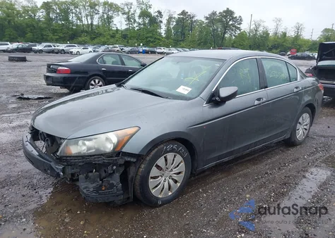 2010 Honda Accord 2.4 Lx из США, поврежденный, VIN 1HGCP2F35AA023194